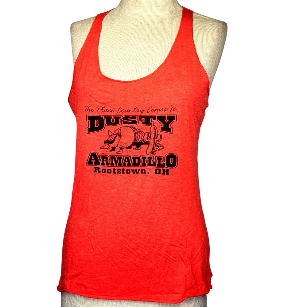 Sunday Funday Dusty Armadillo Tank Size Large